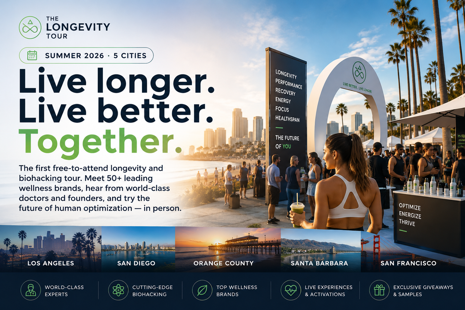 The Longevity Tour — Live longer. Live better. Together.